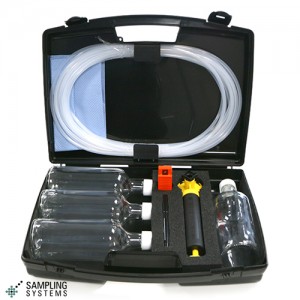 Liquid Pump Sampling Tool With Glass Bottle