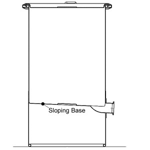 Containers with Sloping Base