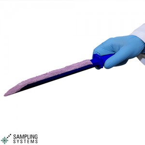 Blue SteriWare Powder Spatula