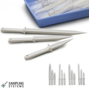 SteriWare Cupped V Powder Spatula